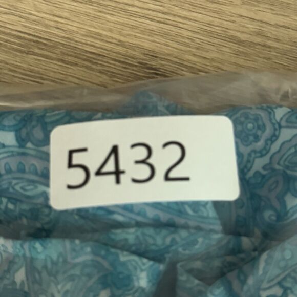 All That Jazz Dress Womens 8 Blue White Paisley Babydoll Boho Fairy Peasant Y2K - Picture 10 of 10